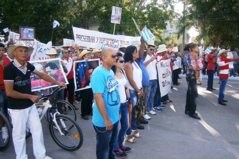 Primero de Mayo, fiesta del proletariado. Imagen de archivo de Radio Maboas.
