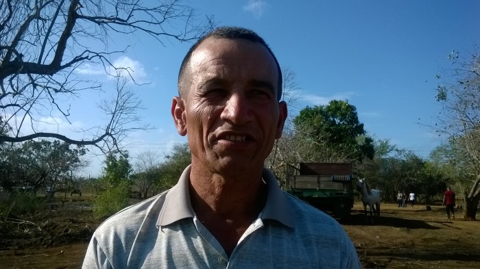Nelson Revolta, delegado del Poder Popular en Santa Amalia. Foto: Bárbara Borrás Aguilar.