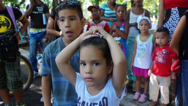 Los infantes disfrutan actividades por el Día de los niños en Amancio. Foto: Bárbara Borrás Aguilar Los infantes disfrutan actividades por el Día de los niños en Amancio. Foto: Bárbara Borrás Aguilar
