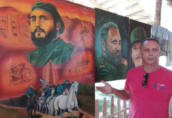 Rolando Monteagudo González, artista aficionado autor de las pinturas Rolando Monteagudo González, artista aficionado autor de las pinturas