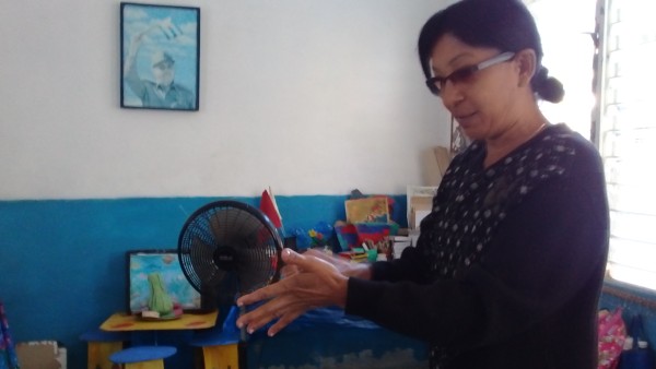 Maestra de la escuela especial Darío Guevara. Foto: Niria Isabel Cardoso Estrada