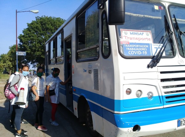 Servicio de transportación en Amancio. Foto: Niria Isabel Cardoso Estrada