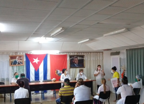 El apoyo imprescindible de la Federación de Mujeres Cubanas. Foto: Niria Isabel Cardoso Estrada