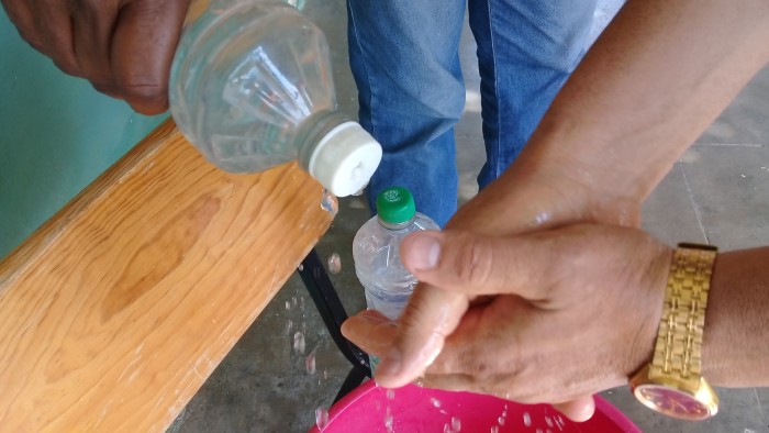 Medidas para contener la propagación del Sars-Cov2. Foto: Niria Isabel Cardoso Estrada