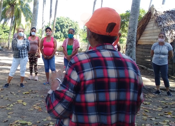 Recocen mujeres del ámbito rural en Amancio. Foto: Niria Isabel Cardoso Estrada