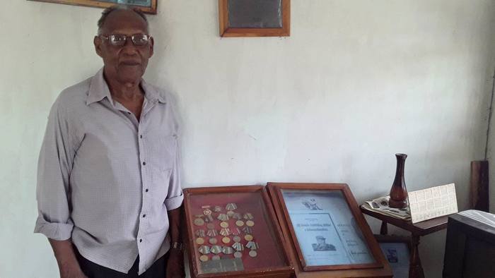 Luis Contreras, combatiente de la Revolución Cubana. Foto: Ana Iris Figueredo Torres