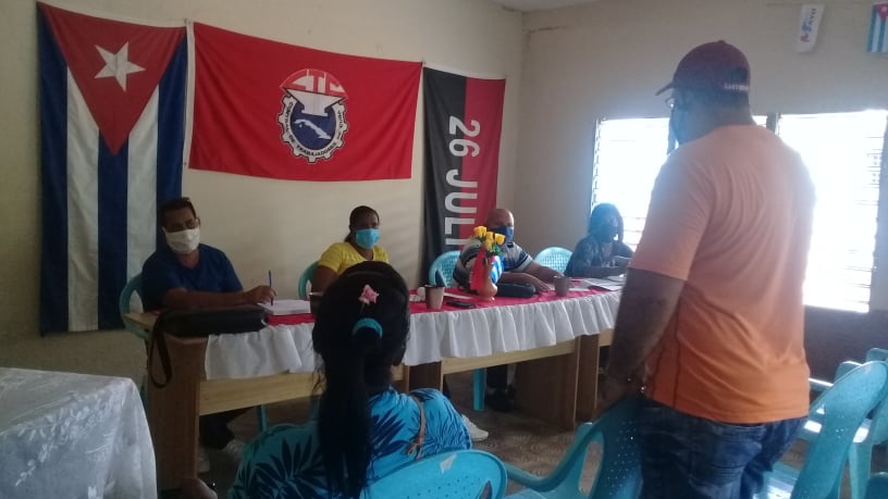 Balance del trabajo de la Empresa de Comercio y Gastronomís de Amancio. Foto: Danay Naranjo Viñales