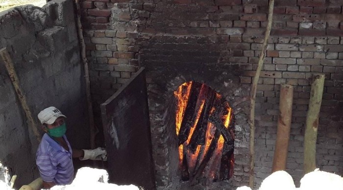 Base de producción de materiales de la construcción en Amancio. Foto: Ana Iris Figueredo Torres