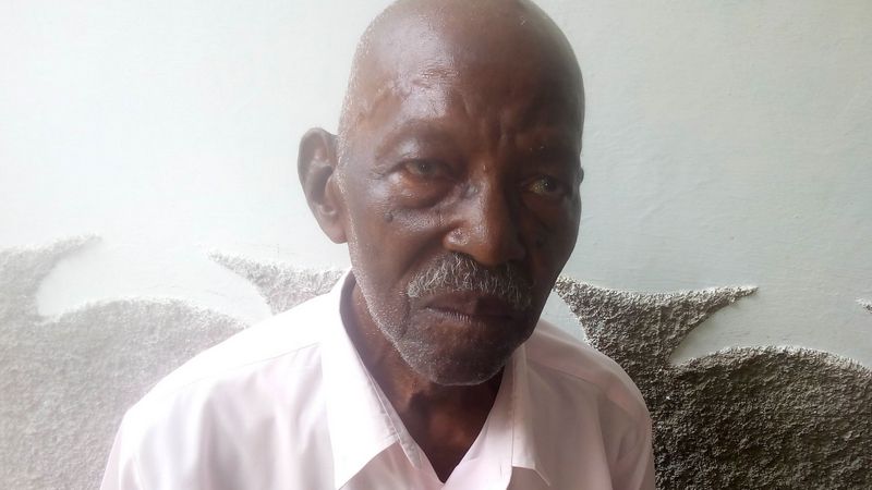 Eduardo Rubén Ruiz, fundador del Partido Comunista de Cuba en Amancio. Foto: Nelsy Rubén Larroche