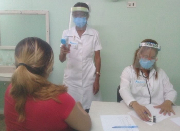 Intevención sanitaria en Amancio. Foto: Niria Isabel Cardoso Estrada