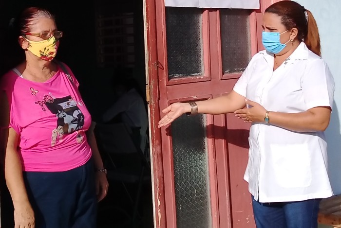 Crea condiciones Amancio para recibir en sus comunidades al candidato vacunal Abdala. Foto: Niria Isabel Cardoso Estrada
