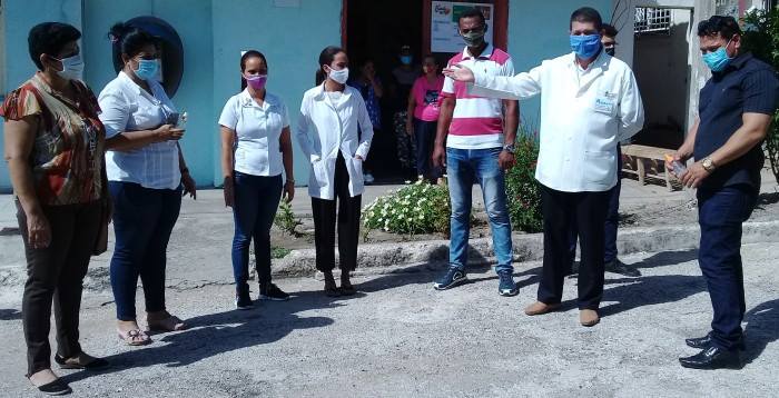 Crea condiciones Amancio para recibir en sus comunidades al candidato vacunal Abdala. Foto: Niria Isabel Cardoso Estrada