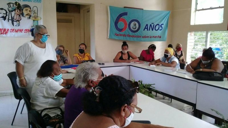 Realizado en Amancio Taller sobre el proceso de fortalecimiento de la FMC. Foto: Niria Isabel Cardoso Estrada
