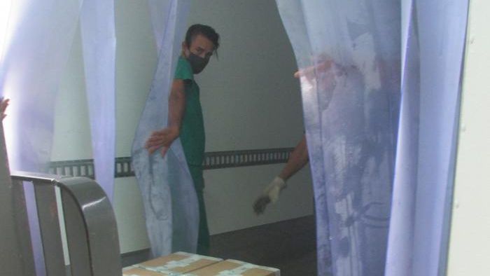 En un medio refrigerado, bajo estrictas medidas de seguridad, llegó Abdala a Ciego de Ávila