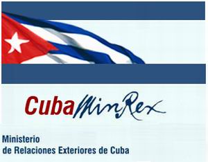 Declaración del Ministerio de Relaciones Exteriores de Cuba
